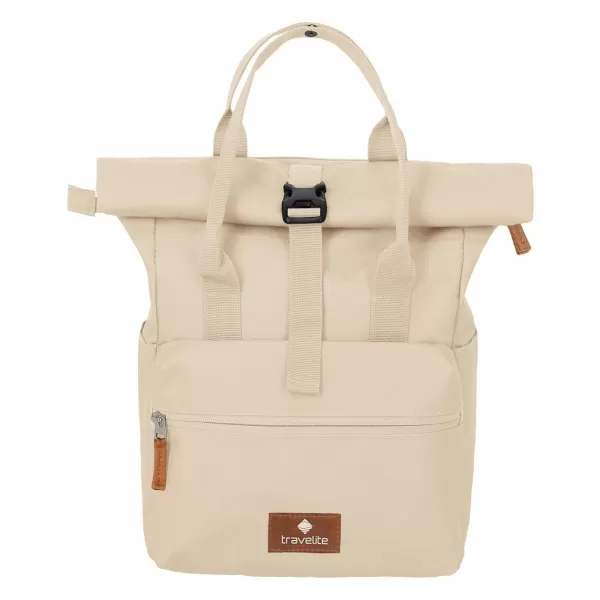  Rucksack TRAVELITE BASICS SHORT HANDLE ROLL-UP CREMEFARBEN 