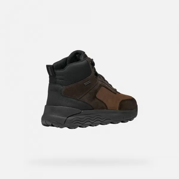  Herrenschuhe GEOX SPHERICA 4X4 ABX G011178 DUNKELBRAUN 