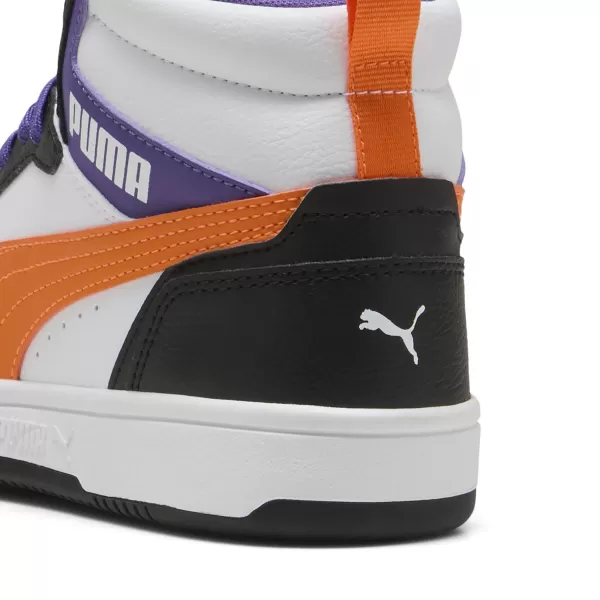  Babyschuhe PUMA REBOUND V6 MID JR 39383134 PUMA WEIß/ORANGE GLO/SCHWARZ 