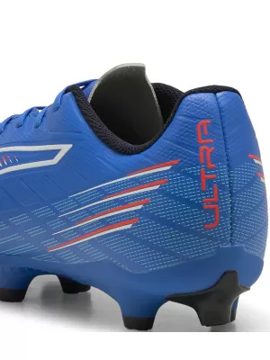 Herrenschuhe PUMA ULTRA 6 PLAY FG/AG 10853201 ULTRA BLAU/WEIß/GLÜHEND ROT