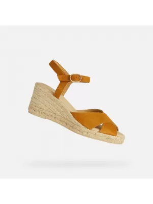 Damensandalen GEOX GELSA LOW BERNSTEIN