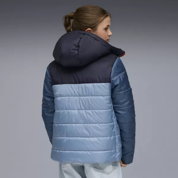  Jacke PUMA ESS HOODED PADDED JACKET 68522634 COOL BLAU 