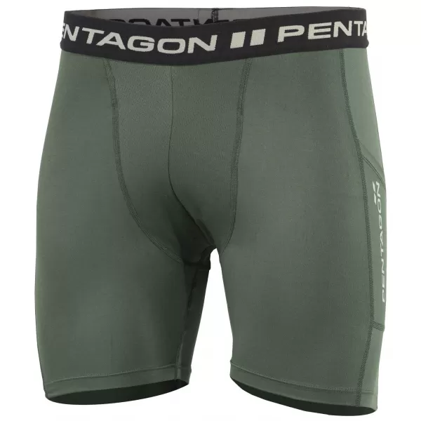  Tangas PENTAGON APOLLO SHORTS K10001 TARNGRÜN 