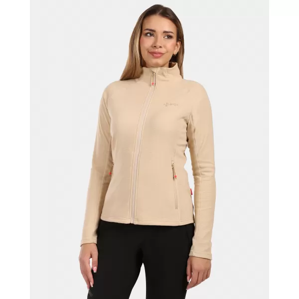  Fleece-Sweatshirt für Damen KILPI GLAMER-W ZL0210KI BEIGE 