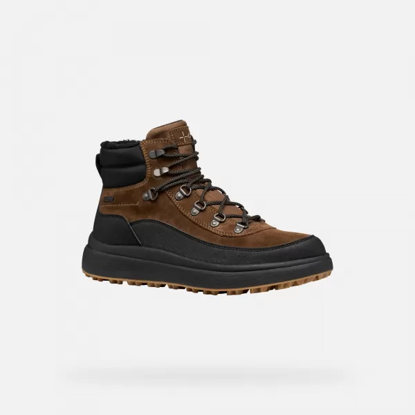  Herrenschuhe GEOX GRANITO + GRIP B A G011188 DUNKELBRAUN 