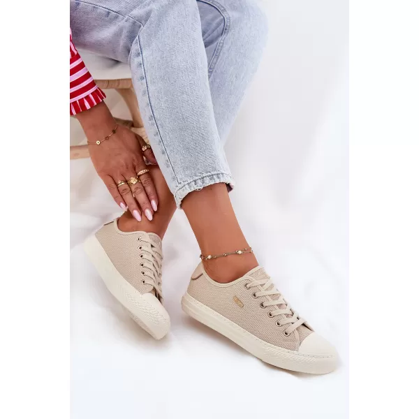  Damen-Sneaker BIG STAR RR274767 BEIGE Big Star Shoes 