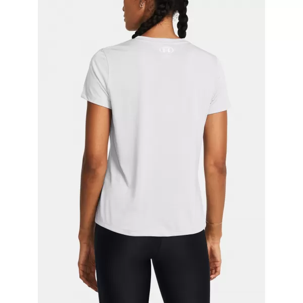  Damen-T-Shirt UNDER ARMOUR TECH SSV- TWIST 1384227-014 GRAU 