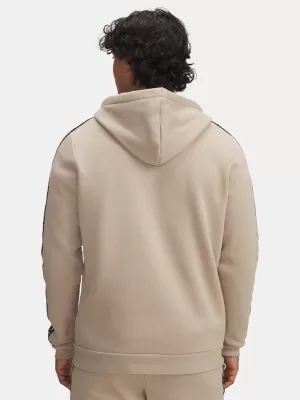 Herren-Sweatshirt UNDER ARMOUR UA ICON FLEECE FZ TAPING 1390298-299 BRAUN