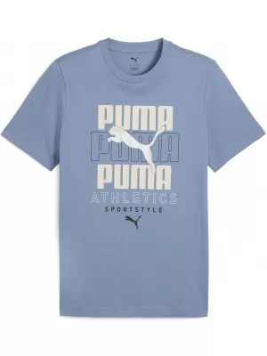 Hemd PUMA GRAPHIC STACKED GRAPHIC TEE 68803834 COOL BLAU