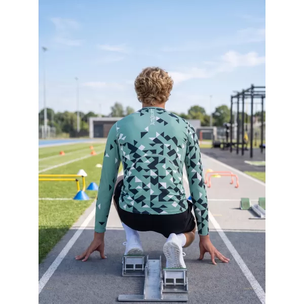  Hochwertiges funktionelles Kompressionsshirt für Herren ALTISPORT VOJ/ALM108TR03 MILITÄR 
