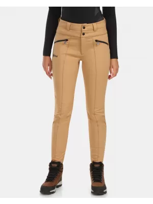 Skihose für Damen KILPI MAURA-W ZL0405KI BEIGE