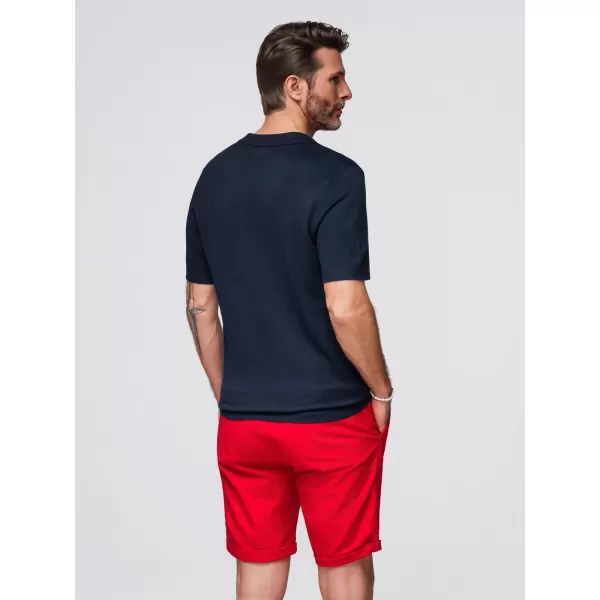  Herren t -Shirt OMBRE OM-POSS-0159 MARINEBLAU 