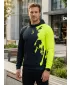 Funktionaler Sweatshirt -Premium von Männern ALTISPORT VOJ/ALM112MI01 SCHWARZFLUO GELB
