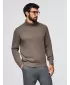 Herrenpullover OMBRE OM-SWTN-0163 GRAUBRAUN