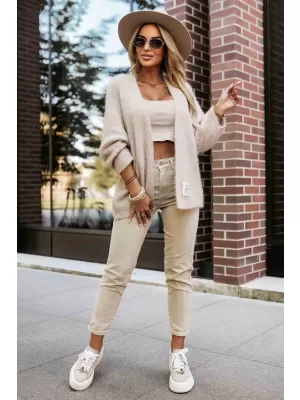 Damen Cardigan NUMOCO 631-1 BEIGE