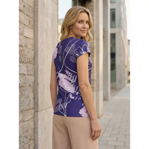  Damen Freizeitshirt Premium ALTISPORT VOJ/ALW120TR06 LILA 