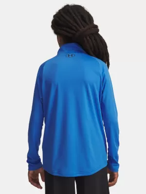 T-Shirt für Jungen UNDER ARMOUR UA TECH 2.0 1/2 ZIP 1363286-402 BLAU