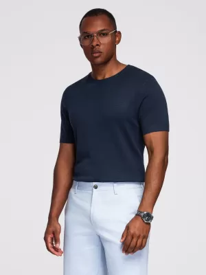 Herrenhemd OMBRE OM-TSCT-0252 MARINEBLAU