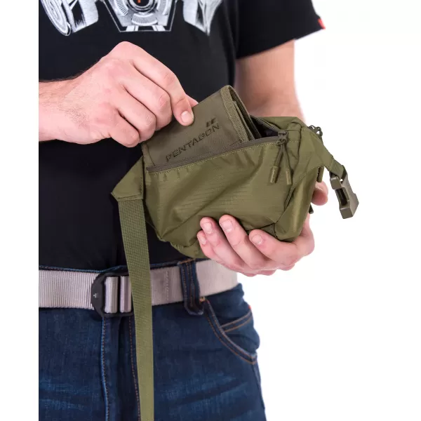  Gehäuse PENTAGON MINOR TRAVEL POUCH K17080 OLIVGRÜN 