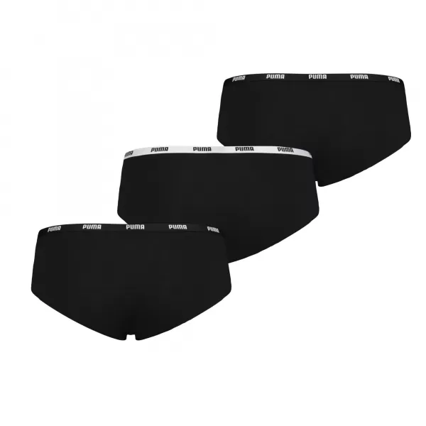  Höschen PUMA HIPSTER 3P PACK 90759202 SCHWARZ 