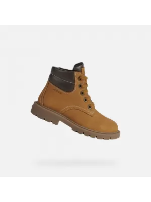 Stiefeletten für Jungen GEOX SHAYLAX J16FAB032BCC0930 HELLBRAUN