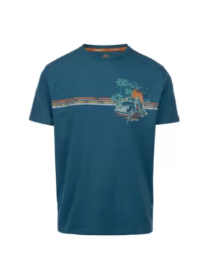 Herren-T-Shirt TRESPASS ZAMA BONDI-BLAU