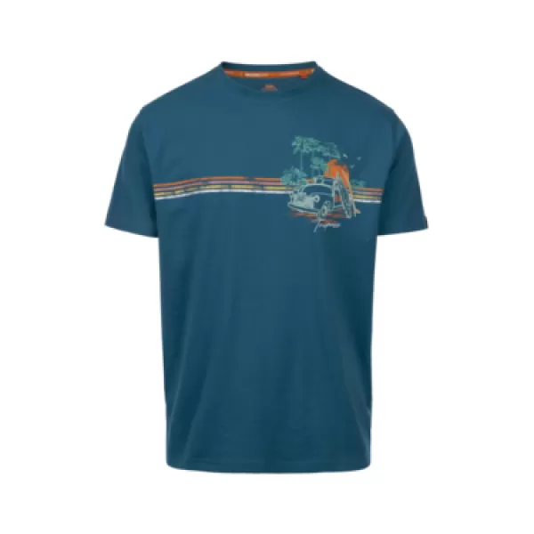  Herren-T-Shirt TRESPASS ZAMA BONDI-BLAU 