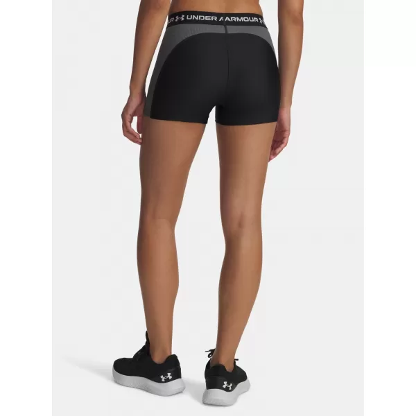  Damen-Shorts UNDER ARMOUR UA HG RIB SHORTY 6004852-001 SCHWARZ 