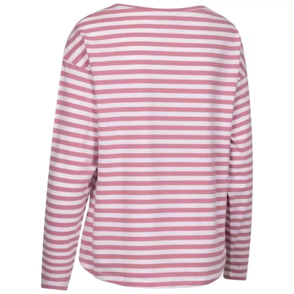  Damen-Sweatshirt TRESPASS THELMA ROSAFARBENER DUNSTSTREIFEN 
