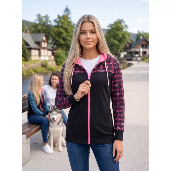 Damen-Sweatshirt ALTISPORT GAI SCHWARZ 