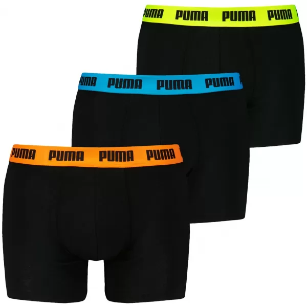  Boxer PUMA MEN EVERYDAY BOXER 3P 93832706 SCHWARZ/VARIUS -LOGO -FARBEN 