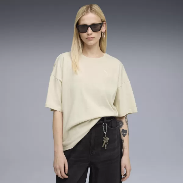  Damen-T-Shirt PUMA HER OVERSIZED TEE 68814887 ALPINER SCHNEE 