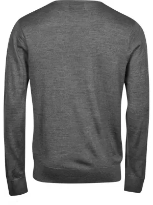 Herrenpullover TEE JAYS | TJ 6000 GRAUE MELANGE