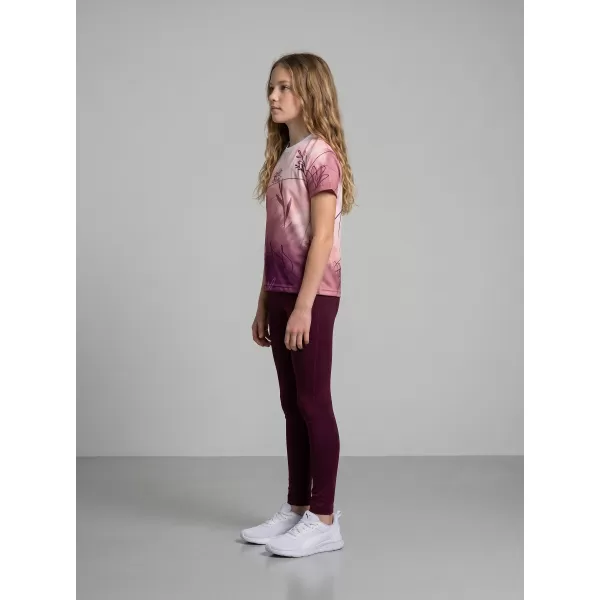  Funktionaler t -Shirt -Prämie von Kindern ALTISPORT VOJ/ALK083TR01 WEIß -PINK 