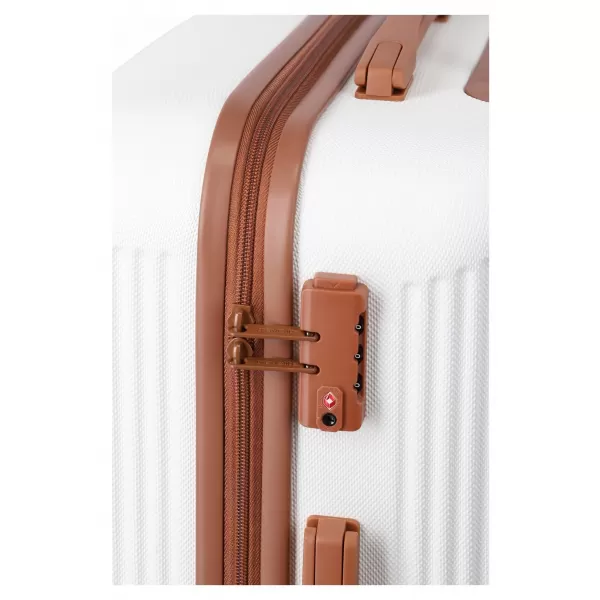 Koffer TRAVELITE BALI L WEIß/COGNAC 