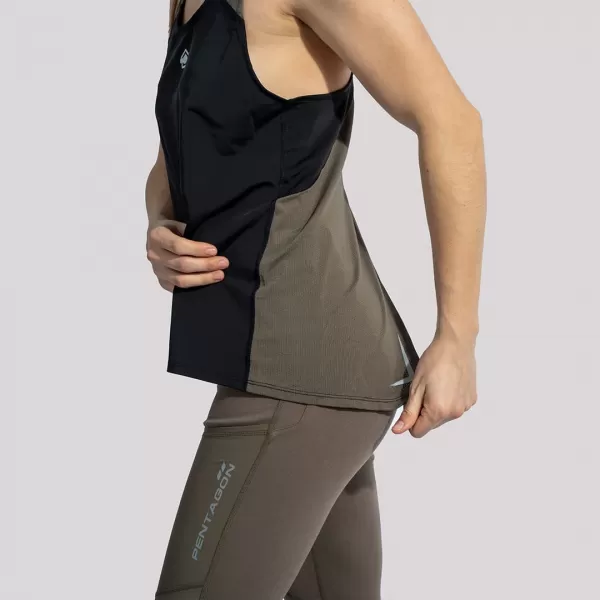  Damen-T-Shirt PENTAGON ARIA WOMENS TANK TOP OFF K09046 SCHWARZ 