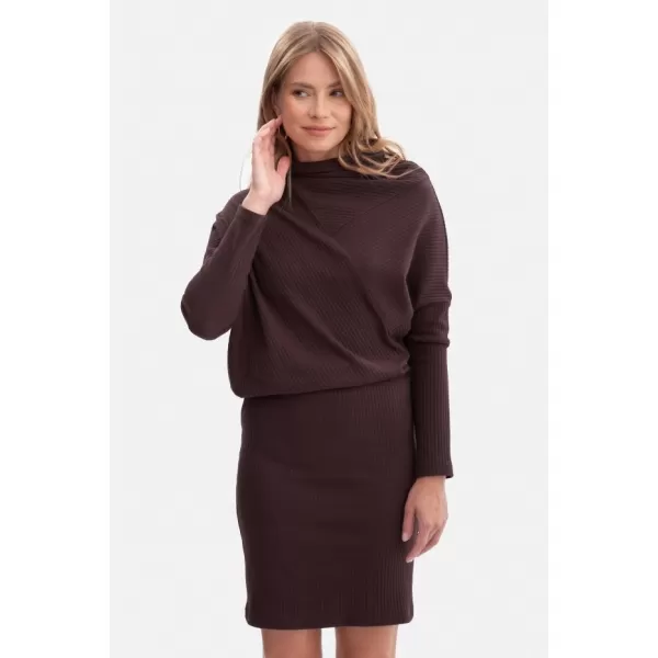  Kleid BEWEAR B309 DUNKLE SCHOKOLADE 