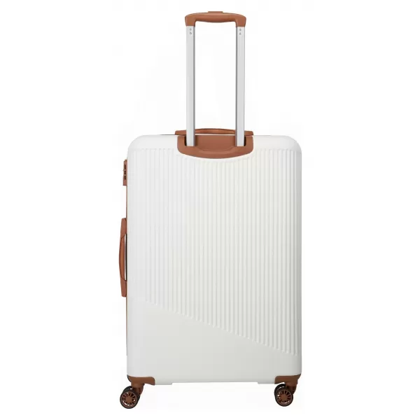  Koffer TRAVELITE BALI L WEIß/COGNAC 