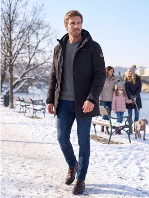 Herren-Winterjacke ALTISPORT GERRY SCHWARZ