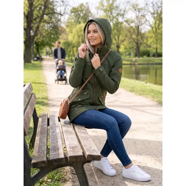  Frauen -Softshelljacke für Frauen ALTISPORT GEMEE KHAKI 
