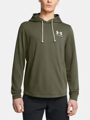 Herren-Sweatshirt UNDER ARMOUR UA RIVAL TERRY LC HD 1370401-390 GRÜN