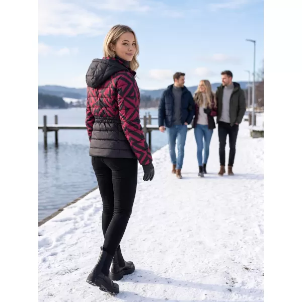  Damenjacke KIXMI VERONICA SCHWARZ/BURGUND 
