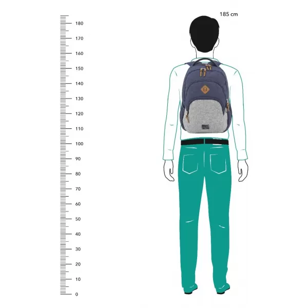 Rucksack TRAVELITE BASICS BACKPACK MARINE/GRAU 
