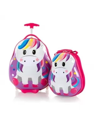 Kofferset HEYS TRAVEL TOTS KIDS EINHORN