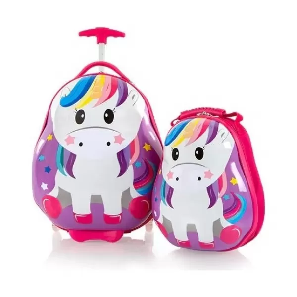 Kofferset HEYS TRAVEL TOTS KIDS EINHORN 