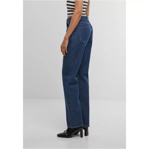 Damen URBAN CLASSICS TB7193 MITTELGROßEN BLAU GEWASCHEN 