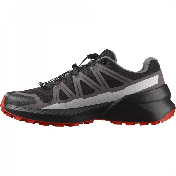  Herrenschuhe SALOMON SPEEDCROSS PEAK GORE-TEX SCHWARZ/CASTLEROCK/KIRSCHTOMATE 