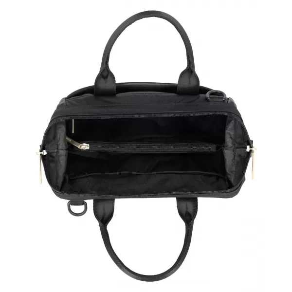  Handtasche TRAVELITE BARBARA Stepp Cosmetic Bag SCHWARZ 