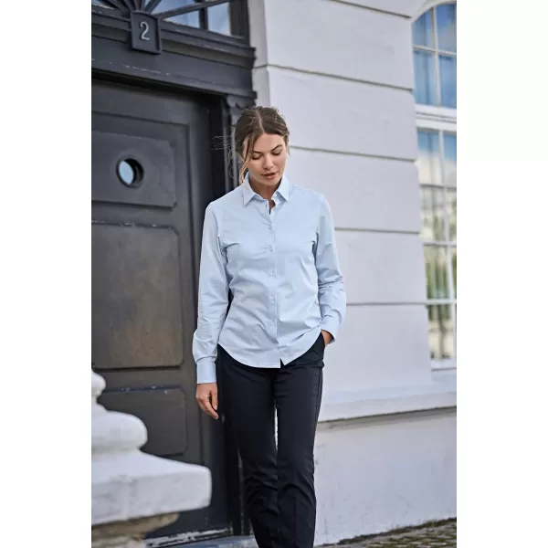  Damenhemd TEE JAYS | TJ 4031 HELLBLAU 