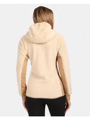 Fleece-Sweatshirt für Damen KILPI NORKA-W ZL0204KI BEIGE